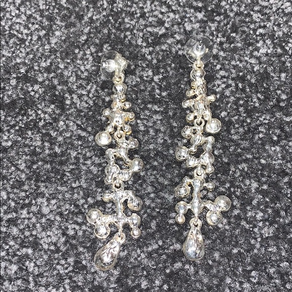 Women’s crystal earrings - Picture 2 of 3